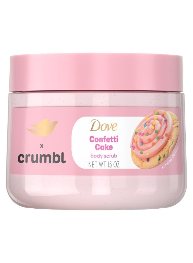 Dove X Crumbl Body Scrub Confetti Cake 15 oz - Image 1